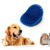 Aoche Dog Grooming Brush Adjustable Handle Silicone Massage-4