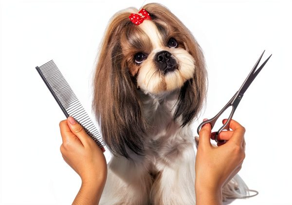 Dxlam-101 Stainless Steel Dog Comb for Long Hair Grooming-4