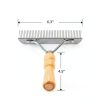 Ordermore Dog Grooming Rake Metal Pins Wood Handle-1