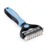 GENPEPADO Pet Grooming Rake Dual Sided Deshedding Tool-2