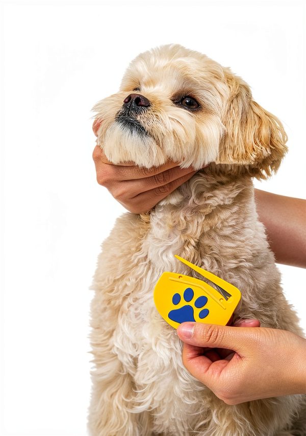 BMSMILE Dog Grooming Comb Steel Blade Safe Pet Mat Remover-1