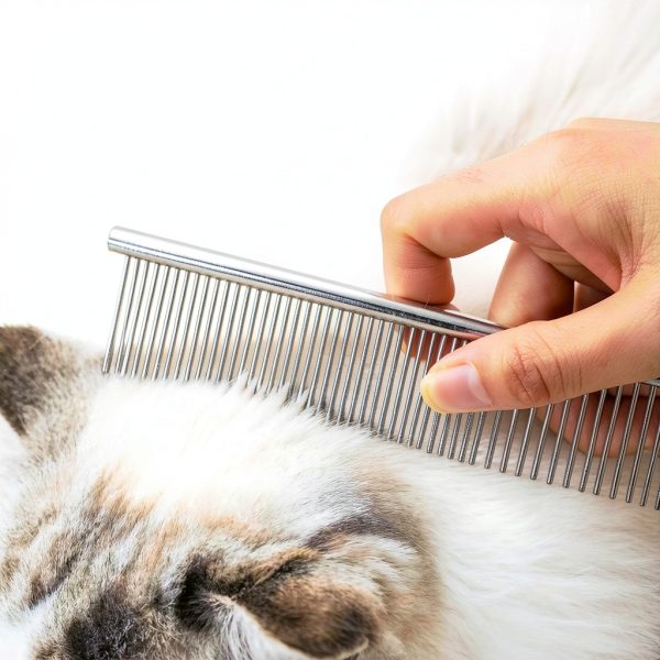 Kopal Dog Grooming Comb Stainless Steel Gentle Teeth-4
