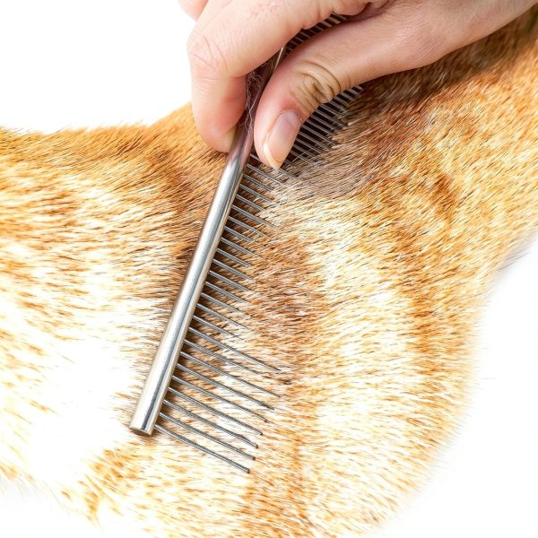 Kopal Dog Grooming Comb Stainless Steel Gentle Teeth-3