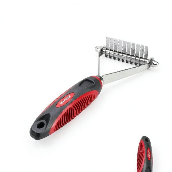 Tuff Pupper Dog Grooming Rake Undercoat Remover Dematting-4
