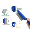 Brillirare Pet Grooming Combs Stainless Steel Teeth-2