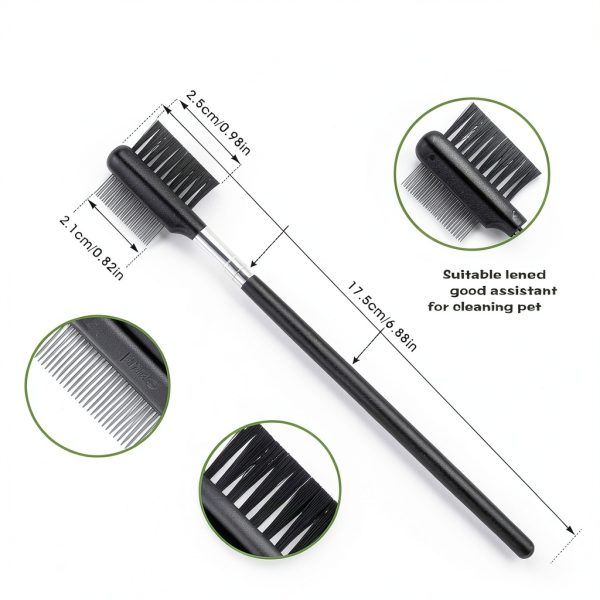 Cobee Dog Tear Stain Comb Stainless Steel Pet Grooming Tool-1