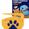 BMSMILE Dog Grooming Comb Steel Blade Safe Pet Mat Remover-0