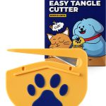 BMSMILE Dog Grooming Comb Steel Blade Safe Pet Mat Remover-0