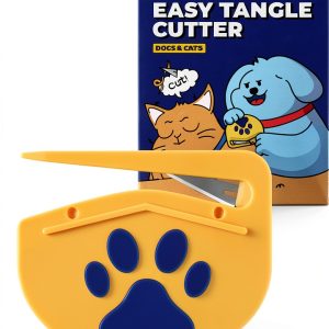 BMSMILE Dog Grooming Comb Steel Blade Safe Pet Mat Remover-0