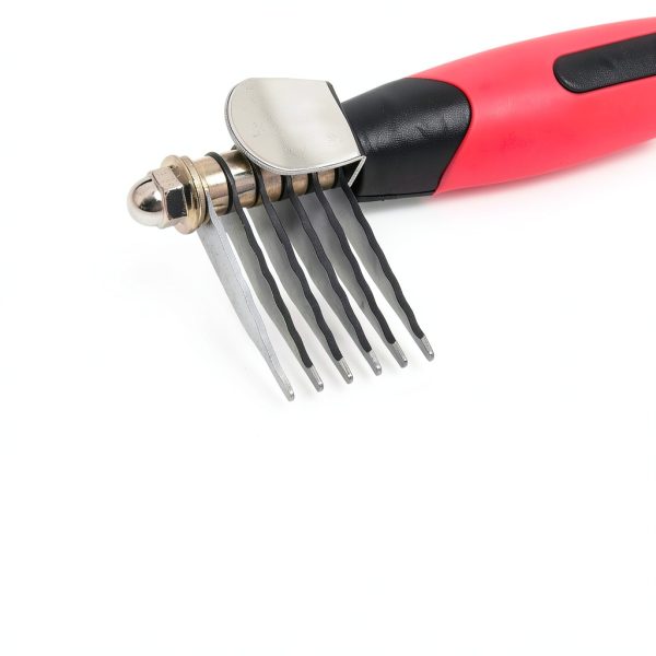 Ryan’s Pet Supplies Dog Grooming Rake Stainless Steel Blades-3