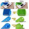 Aoche Dog Grooming Brush Adjustable Handle Silicone Massage-6