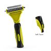 Pecute Undercoat Rake Dual Sided Dog Grooming Tool Stainless-6