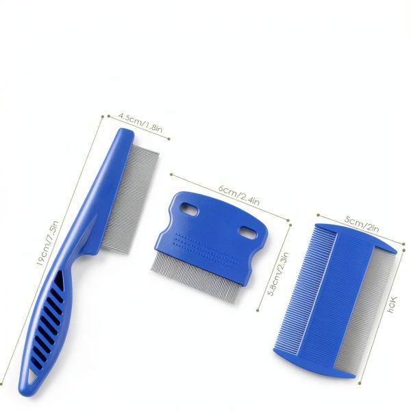 Brillirare Pet Grooming Combs Stainless Steel Teeth-1