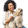 SHINY PET Dog Grooming Comb Round Teeth Ergonomic Handle-4