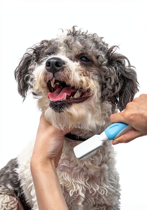 Pets First Dematting Comb Stainless Steel Grooming Tool-5
