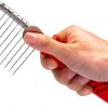 QUMY Dog Grooming Comb Stainless Steel Dematting Tool-5