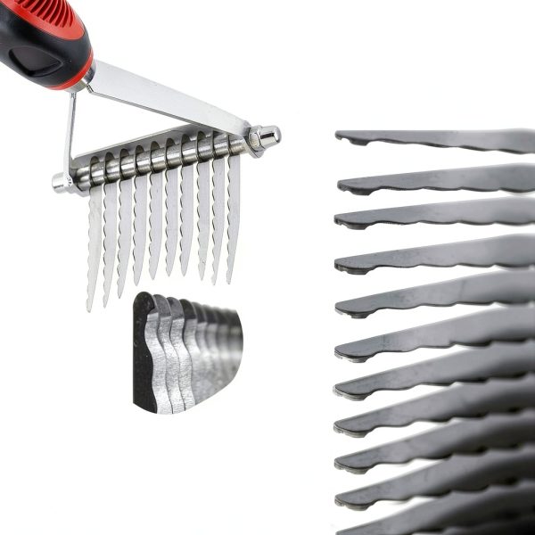 Tuff Pupper Dog Grooming Rake Undercoat Remover Dematting-2