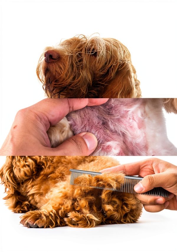 Dxlam-101 Stainless Steel Dog Comb for Long Hair Grooming-2