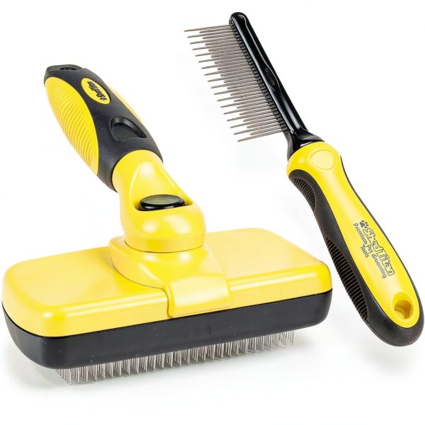 Bigwig Doodle Grooming Kit Self Cleaning Brush Detangler-6