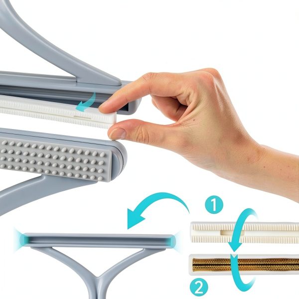 FancyMouse Dog Grooming Rake Stainless Steel Manual Pet Tool-6