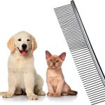 Dxlam-101 Stainless Steel Dog Comb for Long Hair Grooming-0