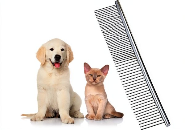 Dxlam-101 Stainless Steel Dog Comb for Long Hair Grooming-0