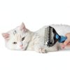 GENPEPADO Pet Grooming Rake Dual Sided Deshedding Tool-5