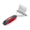 Tuff Pupper Dog Grooming Rake Undercoat Remover Dematting-0