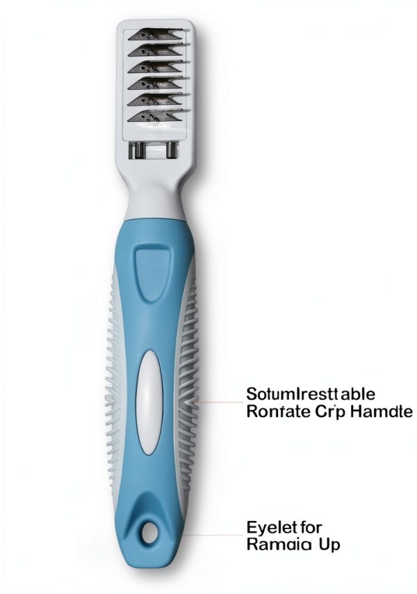 Pets First Dematting Comb Stainless Steel Grooming Tool-2