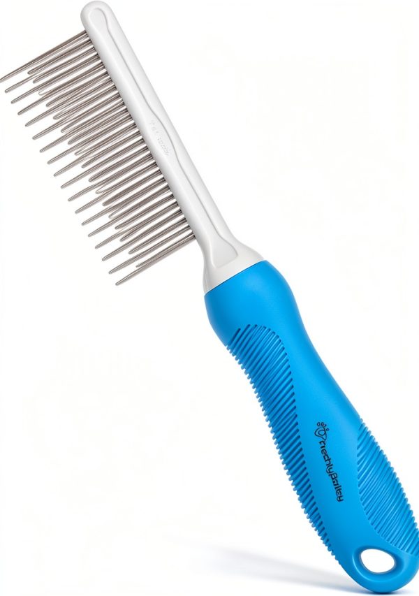 Freshly Bailey Pet Grooming Comb Stainless Steel Detangling-0