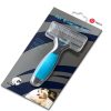 DSKRUI Dog Grooming Rake Stainless Steel Dematting Tool-2