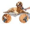 GENPEPADO Pet Grooming Rake Dual Sided Deshedding Tool-3