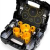 DEWALT Hole Saw Kit D180002 Standard Electrician Set Yellow 9 Piece-0