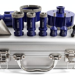 SHDIATOOL Diamond Tile Drill Bits Set,Porcelain Hole Saw, Cutter for Marble Ceramic Granite 10pieces(6/6/20/25/35/50/75/100mm/2 inch)-0