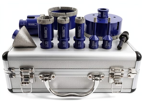 SHDIATOOL Diamond Tile Drill Bits Set,Porcelain Hole Saw, Cutter for Marble Ceramic Granite 10pieces(6/6/20/25/35/50/75/100mm/2 inch)-0