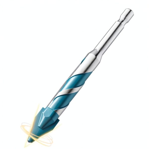 Diamond Drill Bits Set 10Pcs,Drill Bits for Drilling Holes in Procelain,Glass,Ceramic and Tile,3/16”1/4”5/16” 3/8”1/2”Hex Shank Tile Drill Bit for Precise Drilling-4