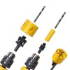 KATA Bi-Metal Hole Saw Kit, 19 Pieces M42 Steel Hole Saw Set with 3/4" -4-3/4" (19-121mm), General Purpose Hole Saw Blades in Case with Mandrels, Drill Bit, Hex Key for Thin Metal, Hard Wood, Drywall-6