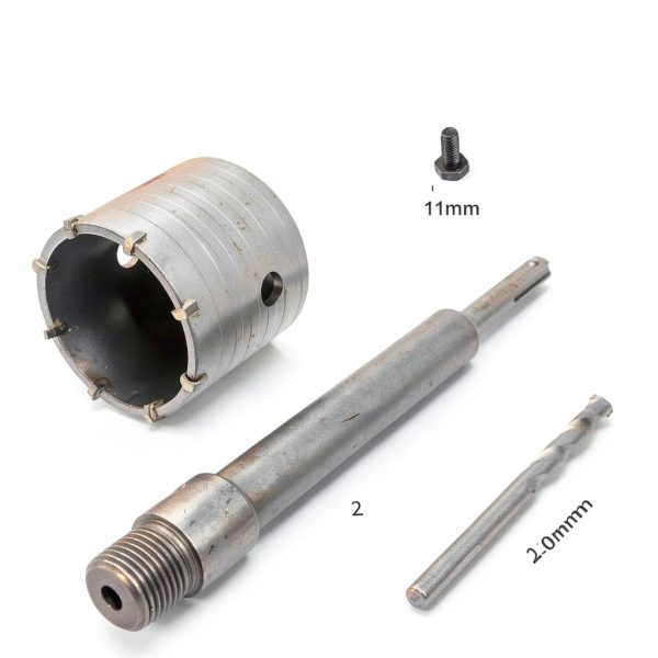 Concrete Hole Saw CertBuy 2 1/2 Inch SDS Plus 65mm Wall Drill Bit-2
