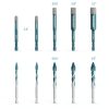 Diamond Drill Bits Set 10Pcs,Drill Bits for Drilling Holes in Procelain,Glass,Ceramic and Tile,3/16”1/4”5/16” 3/8”1/2”Hex Shank Tile Drill Bit for Precise Drilling-5