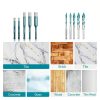Diamond Drill Bits Set 10Pcs,Drill Bits for Drilling Holes in Procelain,Glass,Ceramic and Tile,3/16”1/4”5/16” 3/8”1/2”Hex Shank Tile Drill Bit for Precise Drilling-6