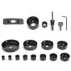 Hole Saw Set ZHUREKER 19‑Piece 3/4"‑5" for Wood Plastic PVC with Case-1