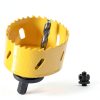 KATA Bi-Metal Hole Saw Kit, 19 Pieces M42 Steel Hole Saw Set with 3/4" -4-3/4" (19-121mm), General Purpose Hole Saw Blades in Case with Mandrels, Drill Bit, Hex Key for Thin Metal, Hard Wood, Drywall-2