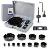 Hole Saw Set ZHUREKER 19‑Piece 3/4"‑5" for Wood Plastic PVC with Case-0