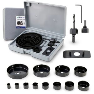 Hole Saw Set ZHUREKER 19‑Piece 3/4"‑5" for Wood Plastic PVC with Case-0