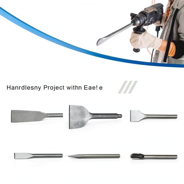 ATOLS 34PCS Concrete Hole Saw Kit, Masonry Concrete Drill Bit Set, Chisel Set with SDS Plus & Max Shanks Wall Hole Saw Drill Bit for Brick Stone Cement Wall, Kit Size 30 40 50 65 80 100 110MM-2