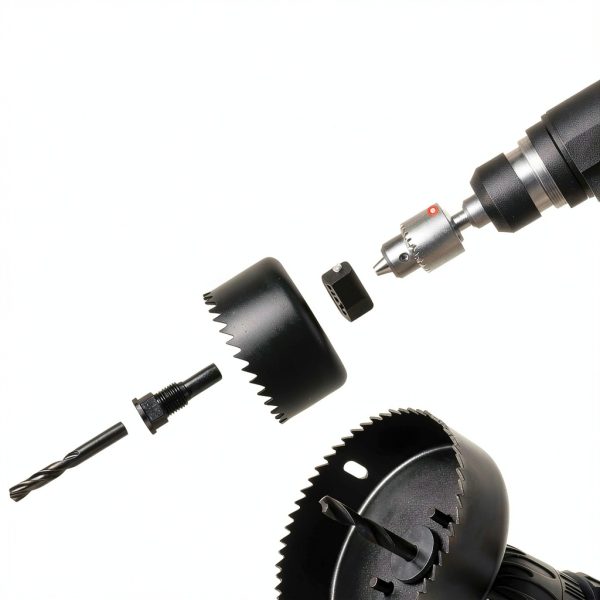 Hole Saw Kit HORUSDY 8PCS 1"–2-1/8" with Drill Bits & Hex Key-7