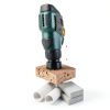 Hole Saw Kit SKY001 6PCS Set 4 Sizes 1-1/4" to 2-1/8" Carbon Steel-2