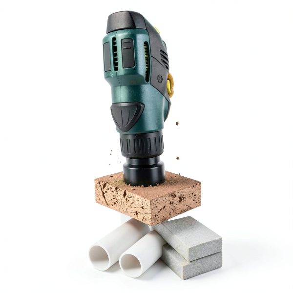 Hole Saw Kit SKY001 6PCS Set 4 Sizes 1-1/4" to 2-1/8" Carbon Steel-2