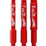 Milwaukee Diamond Max Hole Saw 3 Piece Set Red 10X Longer Life-0