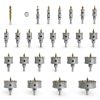 CATITO 26PCS Carbide Hole Saw Set with Pilot Drill Bits 1/2"-3-15/16"-1